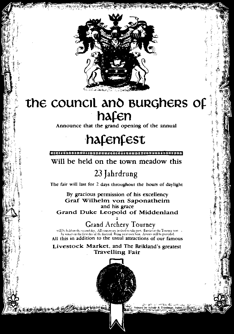 Hafenfest Poster