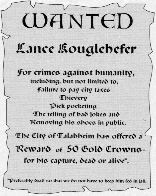 Wanted Lance Kouglehefer