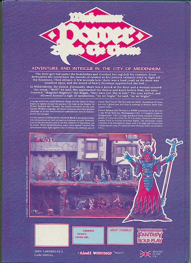 Picture of misprinted back cover.
